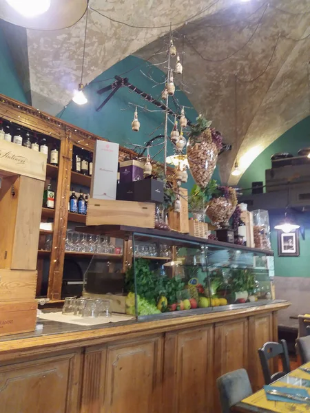 Florencia Italia Circa Abril 2019 Interiores Restaurante — Foto de Stock