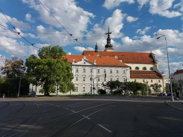 Brno Repubblica Ceca Circa Luglio 2018 Chiesa San Tommaso — Foto Stock