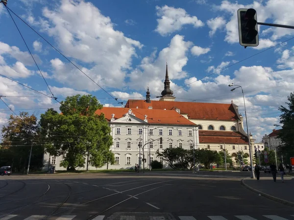 Brno Repubblica Ceca Circa Luglio 2018 Chiesa San Tommaso — Foto Stock