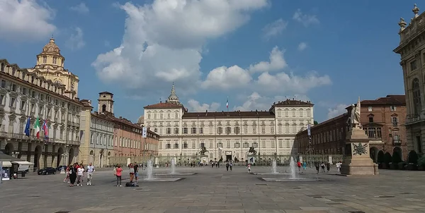 Turin Italy Circa September 2019 Palazzo Reale Translation Royal Palace — Stock Photo, Image