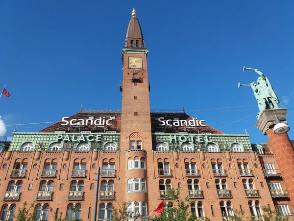 Copenhagen Danmark Circa August 2017 Scandic Palace Hotel Fasad — Stockfoto