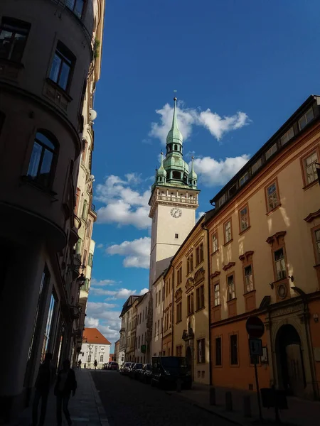 Brno Tsjechië Circa Juli 2018 Oude Toren Van Het Stadhuis — Stockfoto