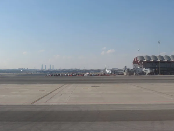 Madrid Spain Circa October 2017 Madrid Barajas Adolfo Suarez Airport — 스톡 사진