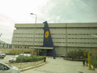 VALLETTA, MALTA - CIRCA MAYIS 2019: Malta 'daki Lufthansa karargahı