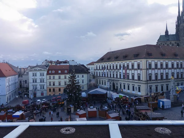 Brno Česká Republika Circa Prosinec 2017 Zelný Trh — Stock fotografie