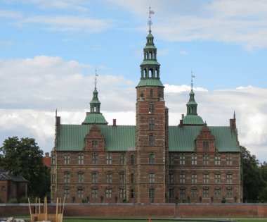 COPENHAGEN, DENMARK - CIRCA AĞUSTOS 2017: Kraliyet Sarayı