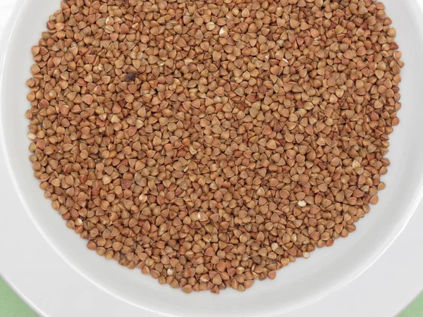 Buckwheat Fagopyrum Esculentum Common Buckwheat Legumes Vegetables Vegetarian Food — Stock Photo, Image