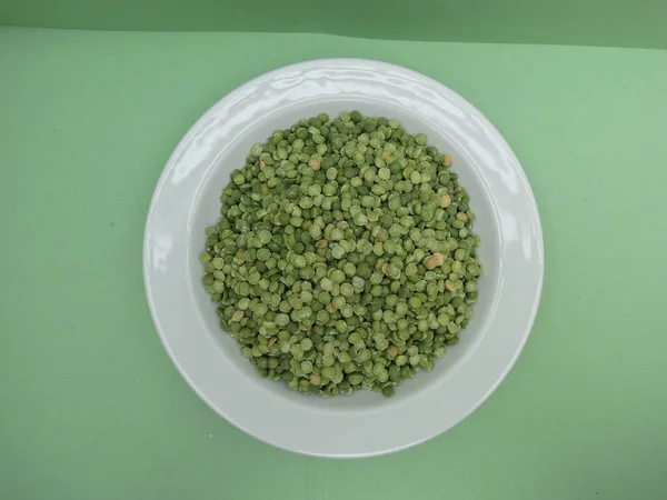 Pois Pisum Sativum Légumineuses Légumes Nourriture Végétarienne — Photo