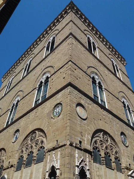 Iglesia Orsanmichele Que Significa Huerto San Miguel Florencia Italia — Foto de Stock