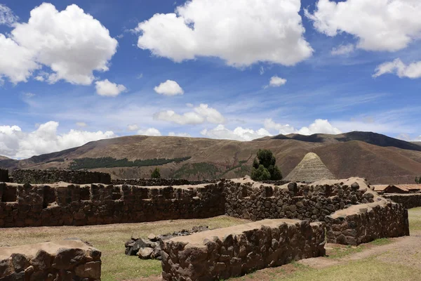 Raqchi, Peru Viracocha Tapınağı — Stok fotoğraf