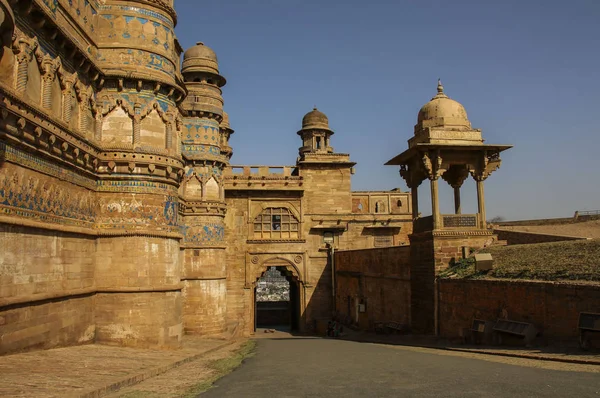 Gwalior fort v Madhya Pradesh, Indie. — Stock fotografie