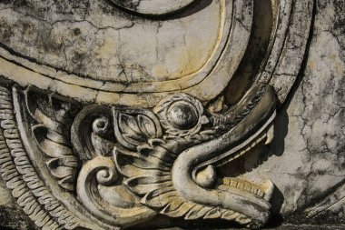 Taş, Bagaya Kyaung Manastırı, Mandalay, Myanm figürü