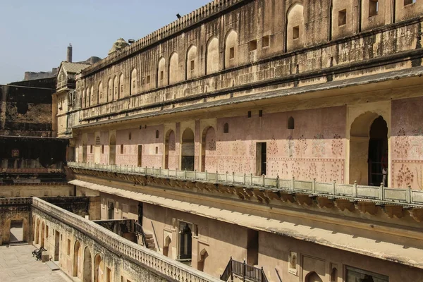 Jantarová pevnost v Jaipuru, rajasthan, Indie — Stock fotografie