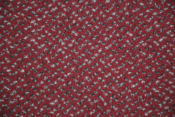 Textura de alfombra textil con patrón de colo rojo, blanco y negro — Foto de Stock