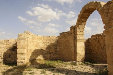 Kalıntıları Roma içinde um ar-Rasas, Jordan.Unes bir Arkeolojik Sit