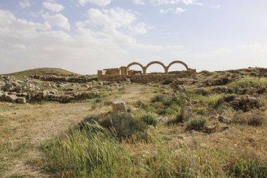 Kalıntıları Roma içinde um ar-Rasas, Jordan.Unes bir Arkeolojik Sit
