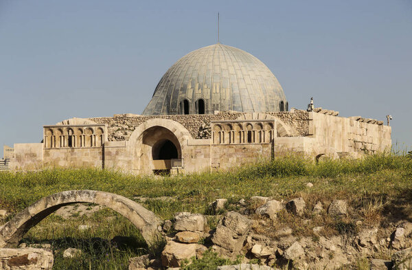 The Umayyad Palace at Jabal al-Qal'a, the old roman citadel in A