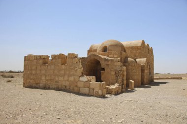 Qasr Amra, Amman, Ürdün yakınındaki çöl castle. Onun famo ile bilinen