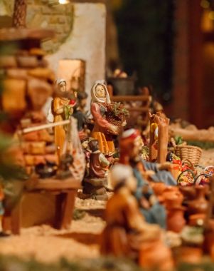 Miniatures Christmas Manger