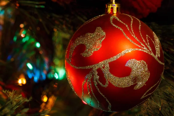 Christmas tree ball decoration — Stock Photo, Image