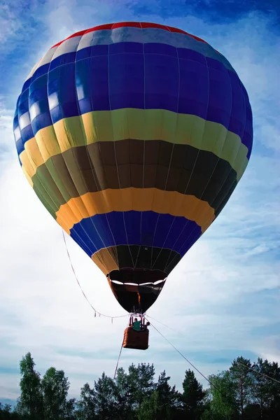 Sıcak hava balonu üzerinde — Stok fotoğraf