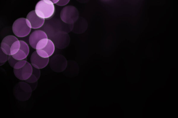 Abstract blurred purple lights with
