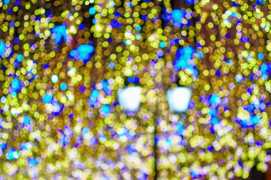 Arka plan bulanık parlak ışıkları