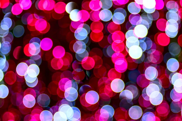 Luzes de brilho abstratas multicoloridas, desfocadas. Bokeh design brilhante — Fotografia de Stock