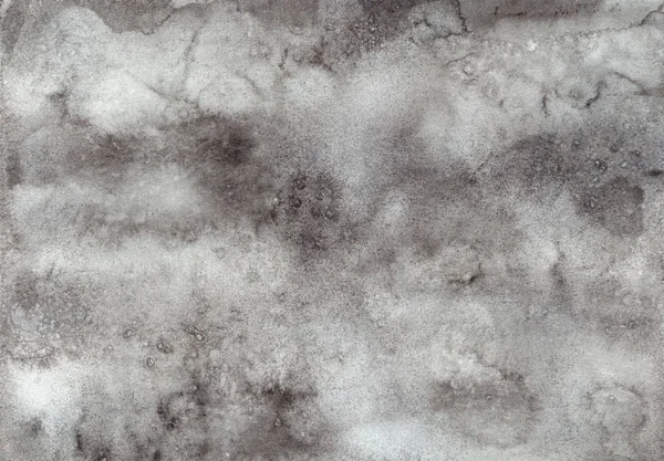 Aquarelle grunge gris texture abstraite encre — Photo