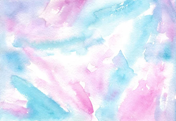 Akvarell, kék és lila textúra. — Stock Fotó