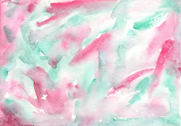 sulu boya pembe ve nane doku.