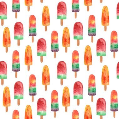 meyve buz suluboya desen 