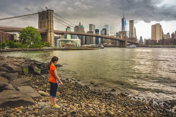 New york city-brooklyn Köprüsü