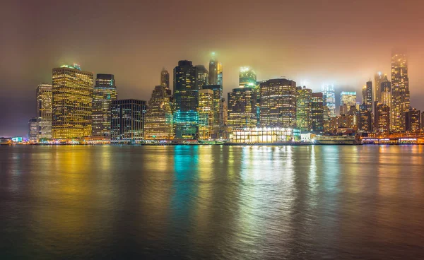 New York la nuit, Manhattan — Photo