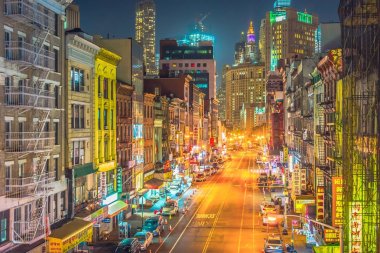 Gece, Chinatown New York şehir
