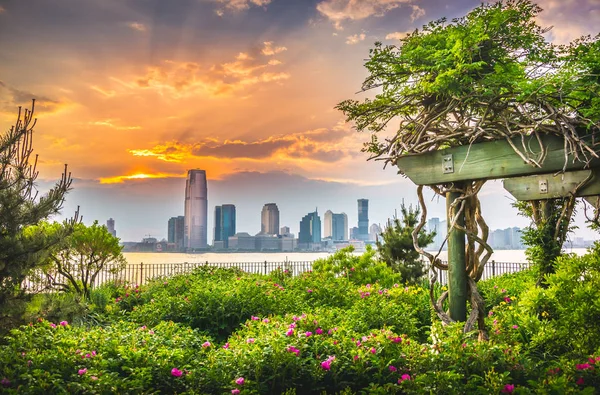 Jersey City gün batımında