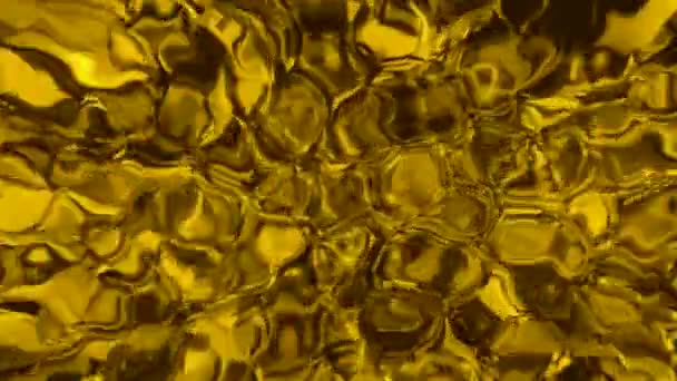 Golden Lava Abstract Background Looped Animation Stock Video