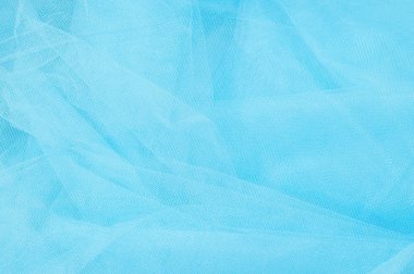 Mavi Organze kumaş dalgalı doku