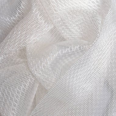 Altın Organze kumaş dalgalı doku