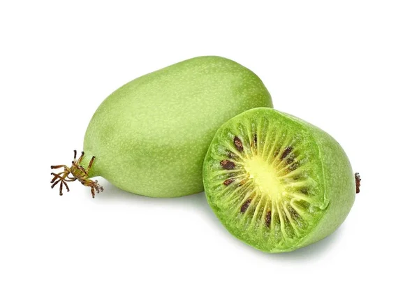 Kiwi Berry Geïsoleerd Witte Achtergrond — Stockfoto