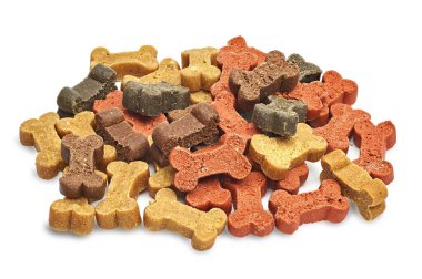 Kemik şeklindeki köpek için ağız sulandırıcı ikramlar