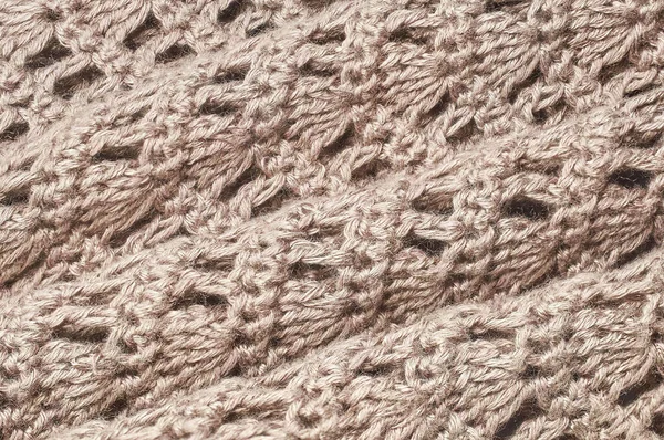 Sweter Lub Szalik Tekstury Dużych Dzianin Sweter Drutach Motywem Reliefowym — Zdjęcie stockowe