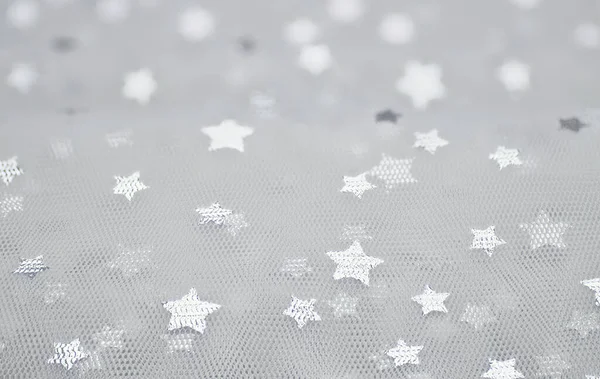 Bianco Organza Tessuto Texture Sfondo Euroset — Foto Stock