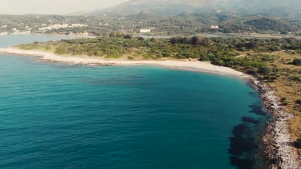 Foto Aérea Butybull Island Vuelo Sobre Mar Abierto — Vídeos de Stock