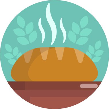 Ekmek fırını ikonları vektör illüstrasyonuName 