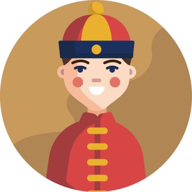 Çok Kültürlü Ulusal Avatar Erkek Kullanıcı İllüstrasyonları Farklı milletler İnsanlar çeşitlilik avatarları.