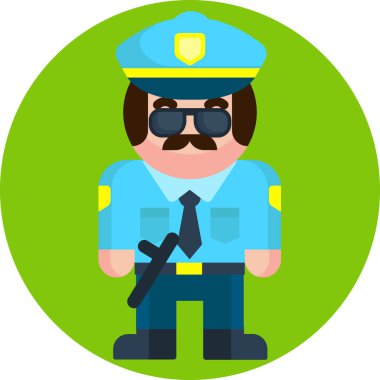 Çizgi film Tasarım Karakteri Simgesi İzole Vektör Resmetme Çizimi,