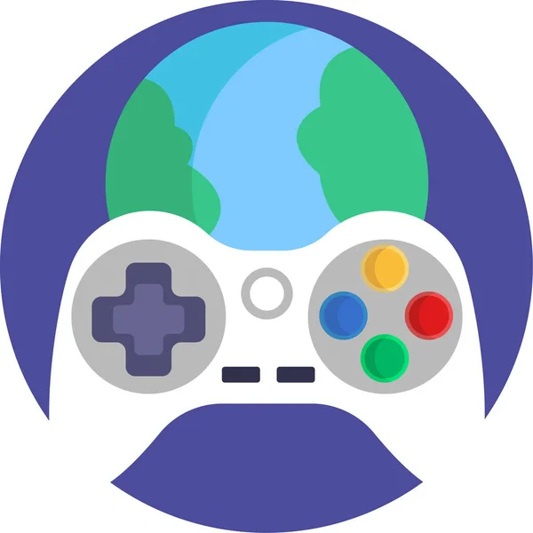 Oyun-pad Nintendo Oyun simgeleri vektör illüstrasyon video oyunları oyun konsolu oynatıcısıName