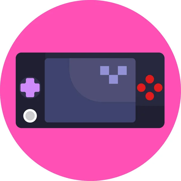 Icônes Jeu Téléphone Jeu Vectoriel Illustration Jeux Vidéo Console Gamer — Image vectorielle