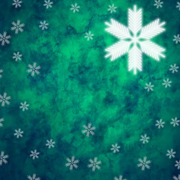 Snowstars in front of an abstract background — Stock Photo, Image